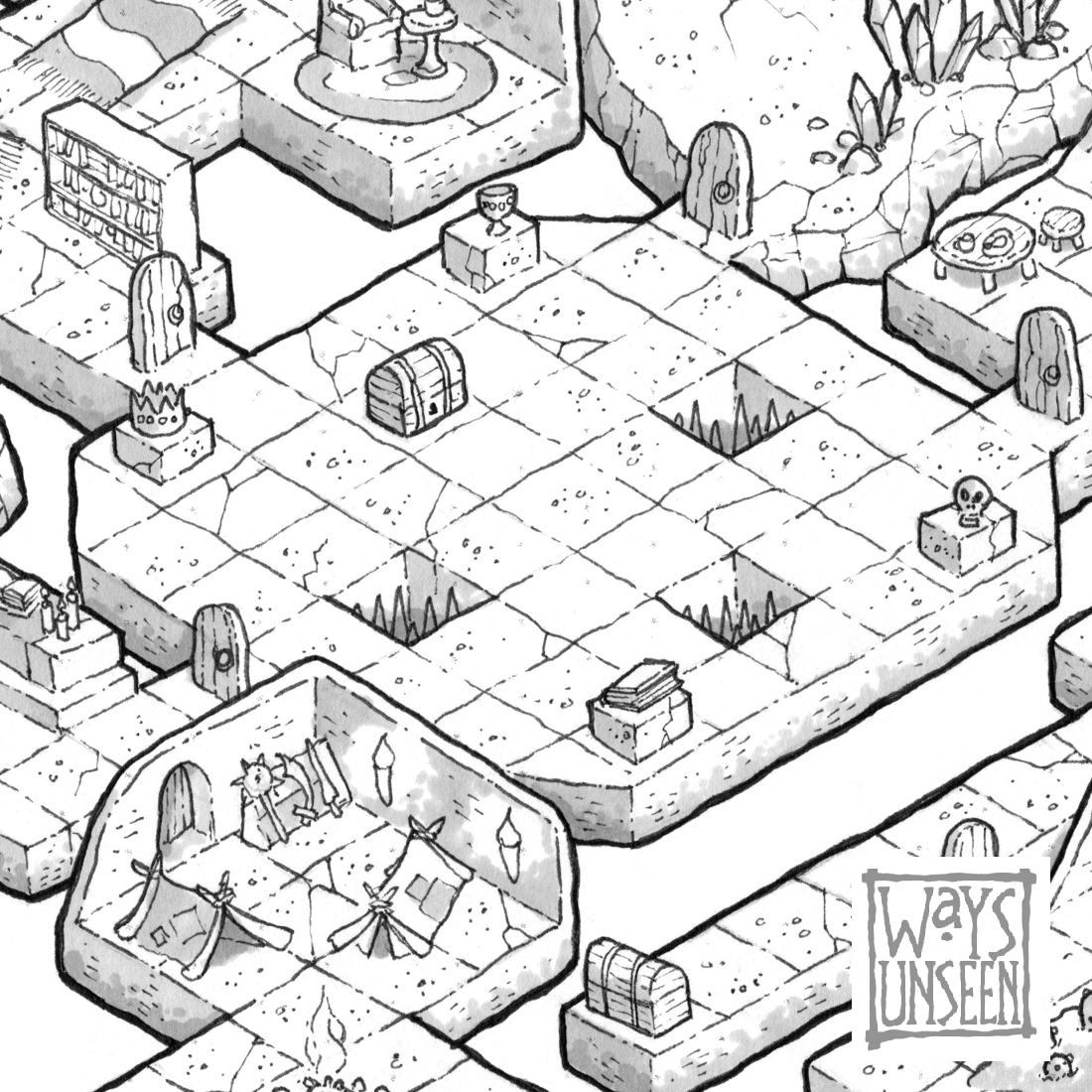Dungeon Map Maker commission artwork