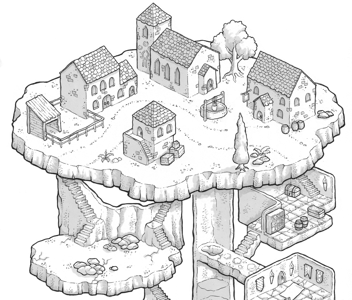 System Crashers Town Map commission artwork