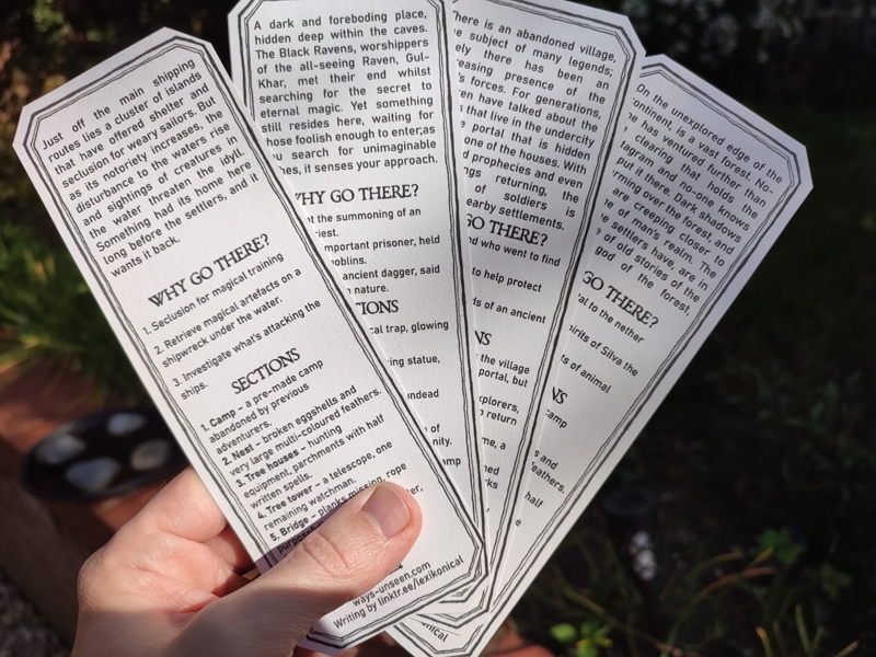 Four Adventure Bookmarks - Image 1