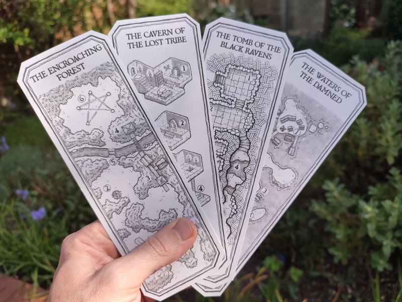 Four Adventure Bookmarks - Image 2